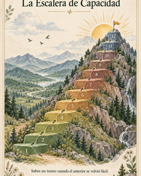 El perfil de la Escalera de la guía de inicio